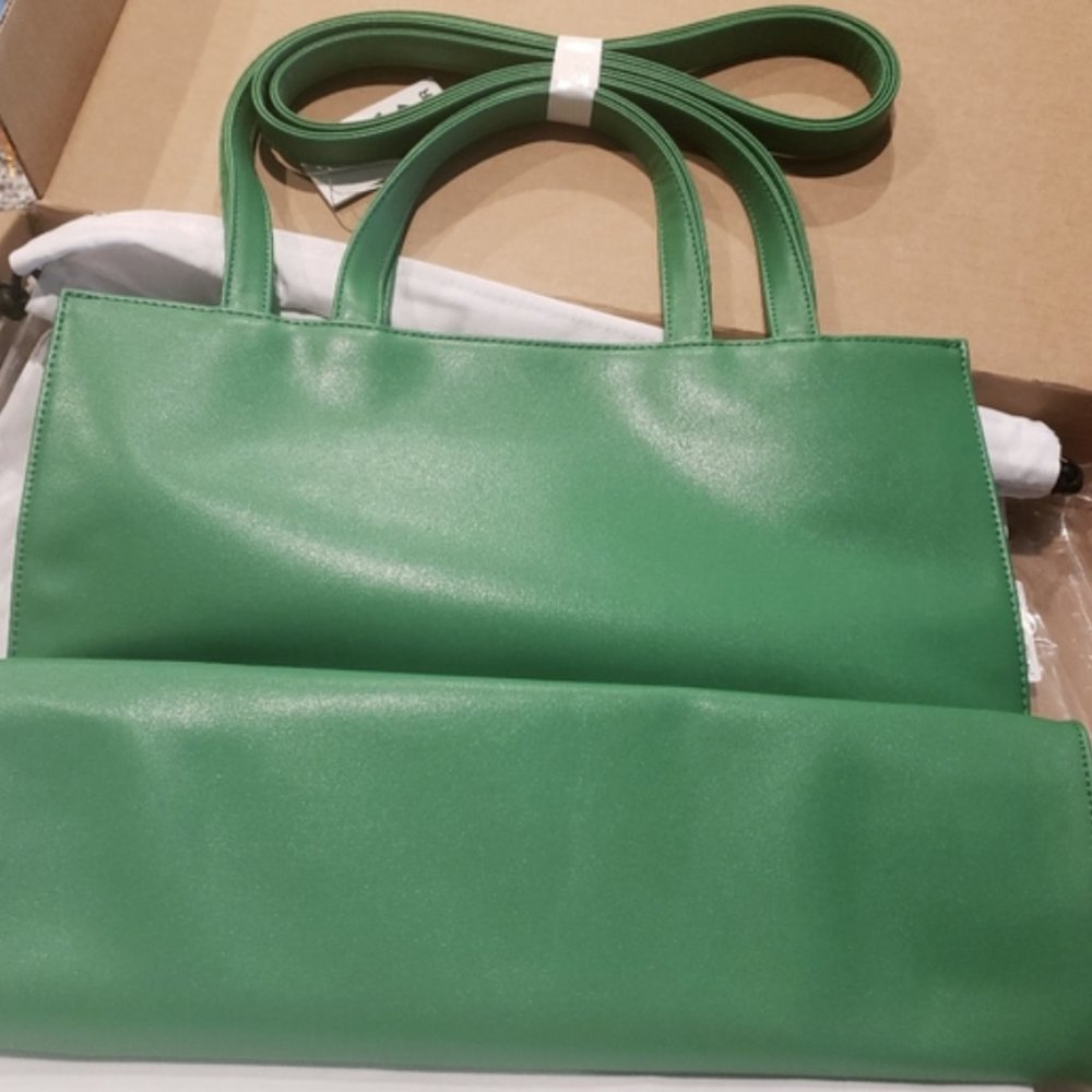 Telfar LARGE Greenscreen Shopping Bag Vegan - Picture 3 of 3